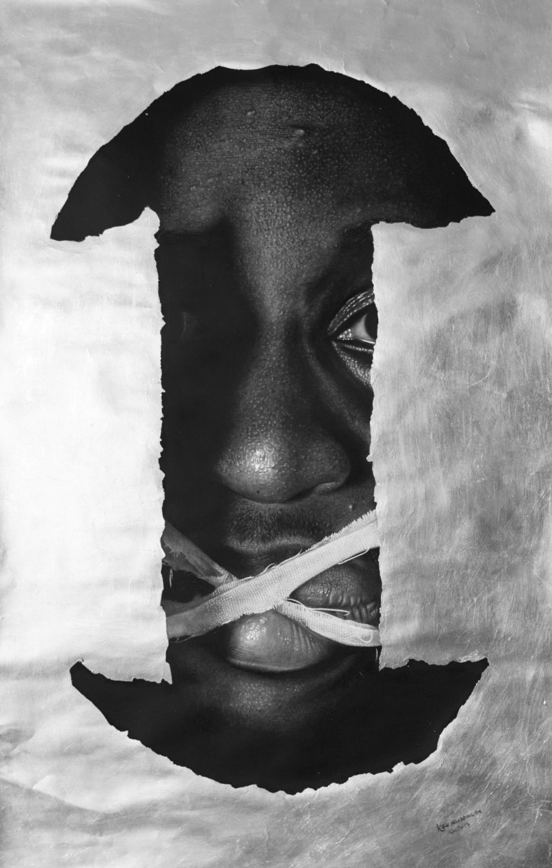 Ken Nwadiogbu Zeichnung Hyperrealismus Porträt Bleistift Kunst