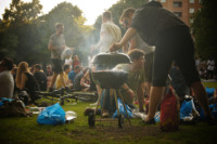 grillen Girll-saison Park freunde