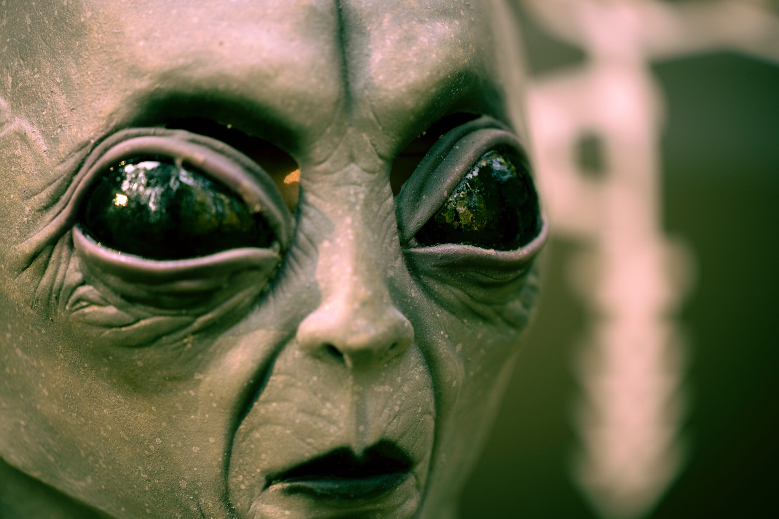 Gesicht eines Aliens