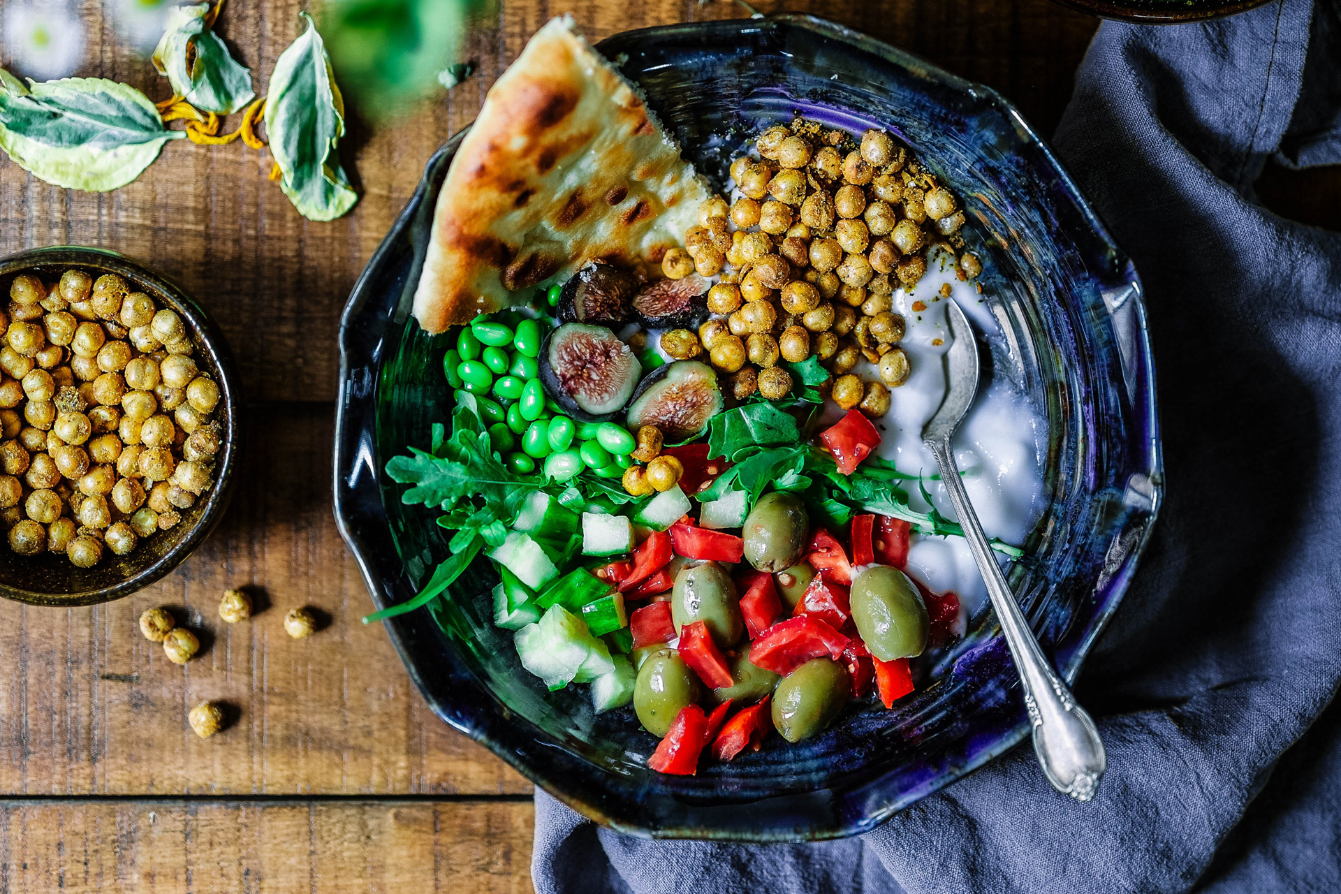 Eine Bowl mit veganem Essen