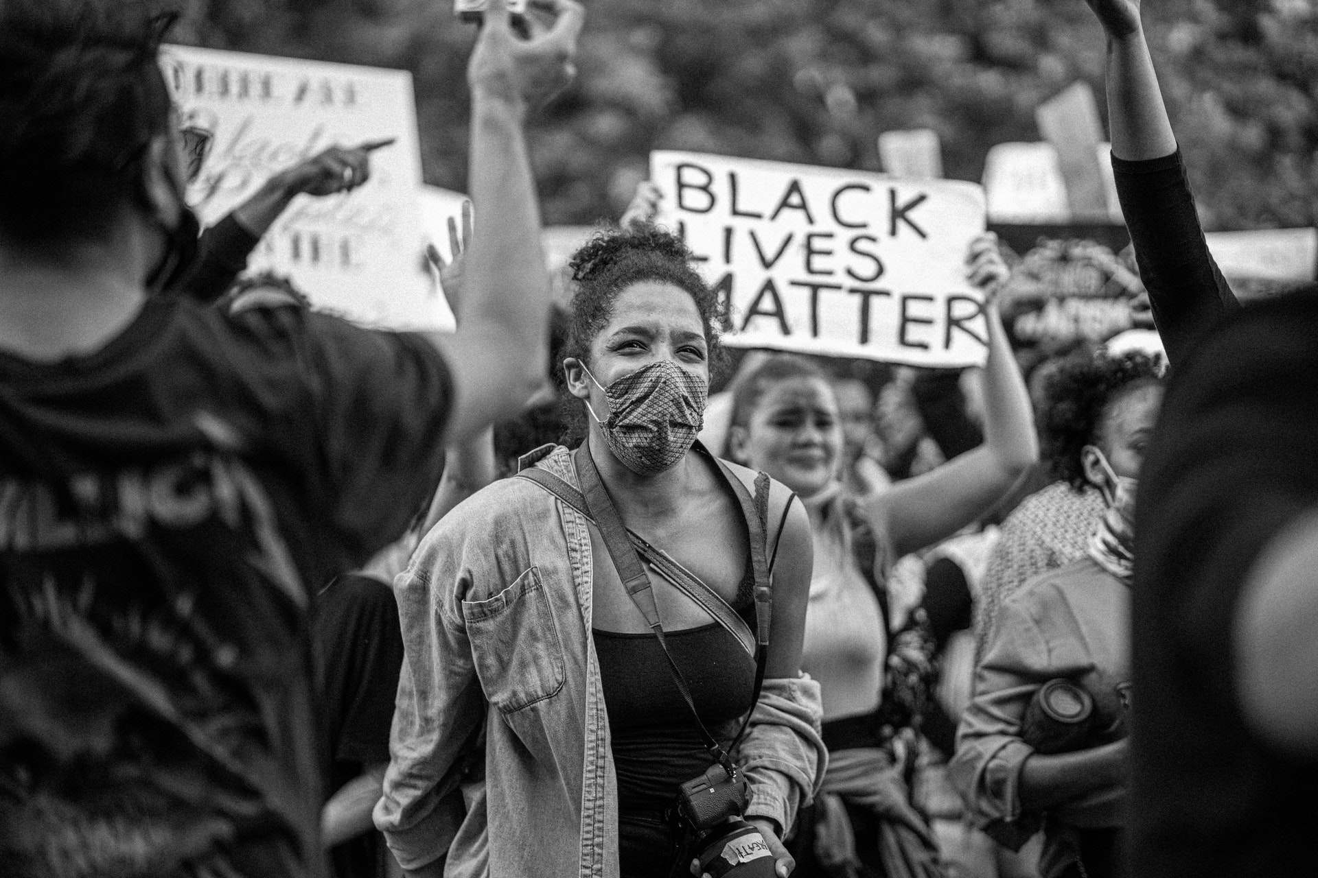 Protest der Bewegung Black Lives Matter