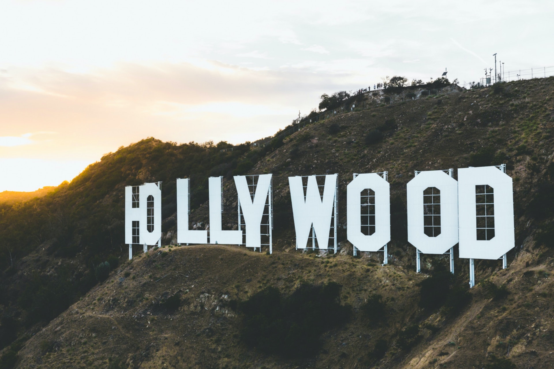Das Hollywood Zeichen in Los Angeles.