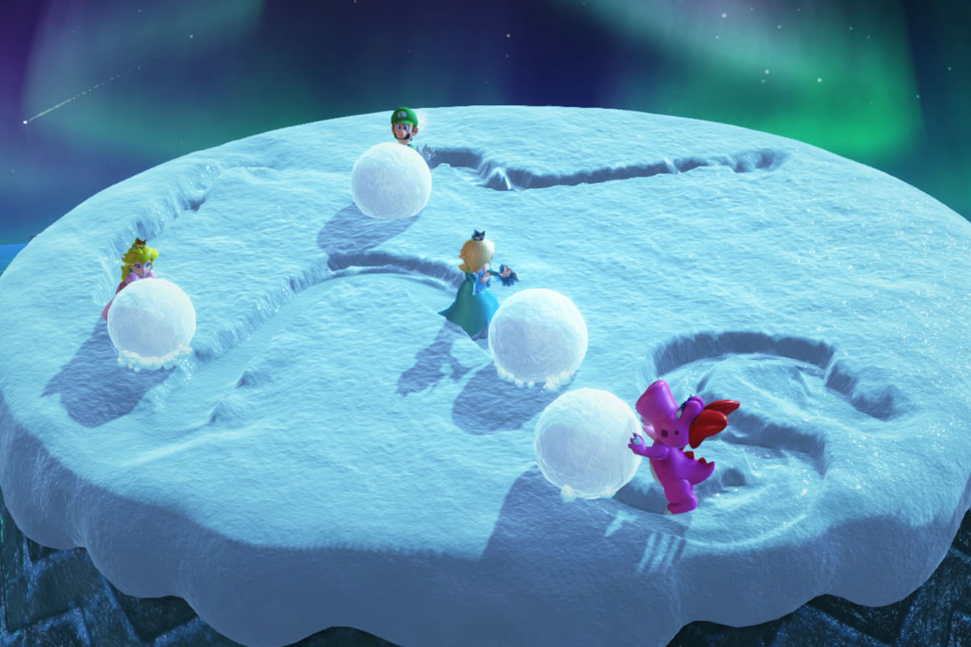 Kleine Schneeballschlacht gefällig? Bild: © Nintendo