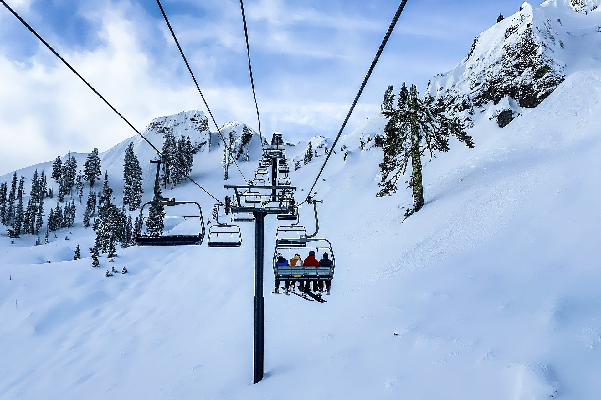 Skifahren macht Spaß, aber wie klimaschädlich ist es? Bild: Pixabay