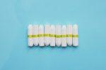 Tampons in einer Reihe