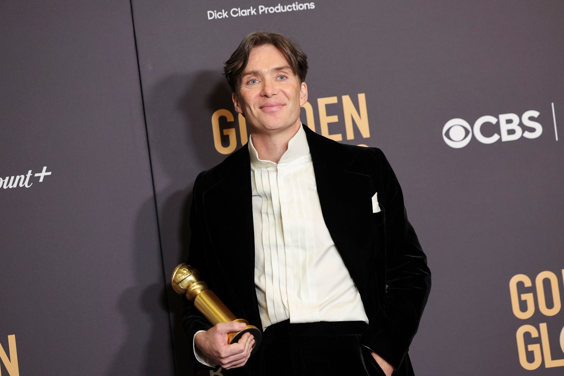 Bild: Golden Globe Awards, Cillian Murphy accepts the award for Best Performance by a Male Actor in a Motion Picture – Drama for “Oppenheimer.”. at the 81st Golden Globe Awards
